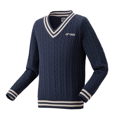 Yonex Sweater Pullover with V-neck 2024 indigo blue Men